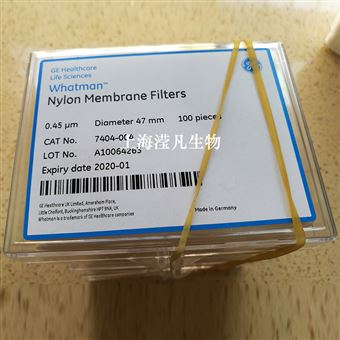 7404-0047404-004Whatman 沃特曼 尼龙膜 Nylon膜 NYL47MM 0.45um