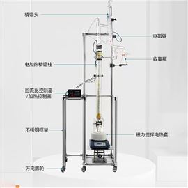 小型玻璃精餾塔 精餾反應(yīng)裝置 可定制