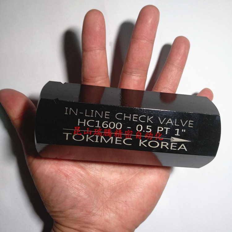 TOKIMEC_KOREA直通單向閥HC1600_0.5PT1