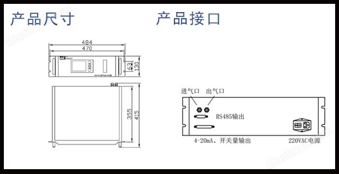 順磁氧分析柜（非防爆）