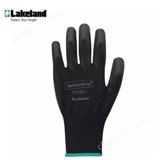 7-3102SpiderGrip®PU黑色聚酯纖維編織PU涂層手套