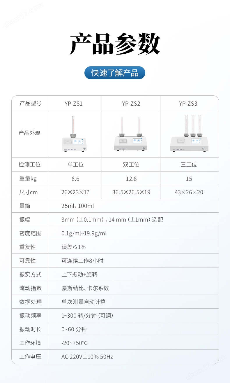 粉末振實(shí)密度測(cè)定儀