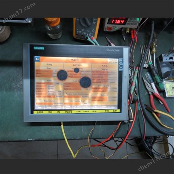 西門(mén)子觸摸屏TP1200顯示黑點(diǎn)黑圈維修原裝屏