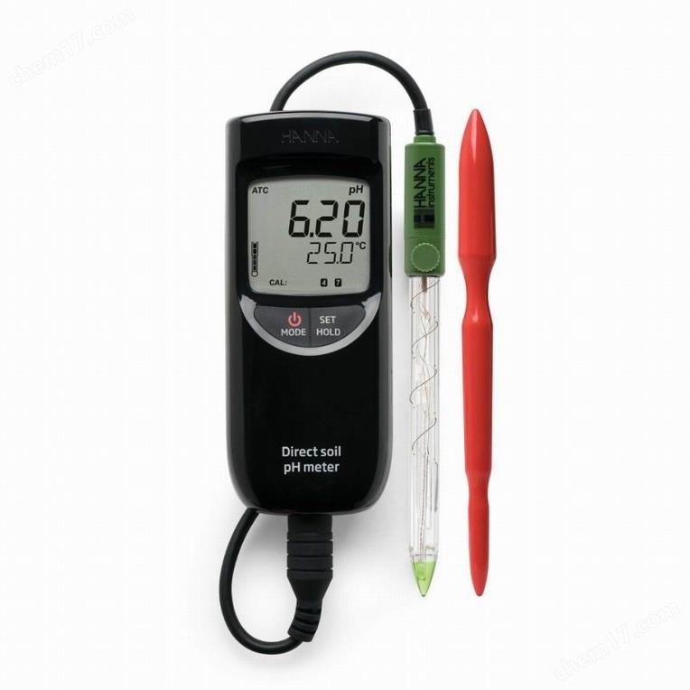 HANNA漢鈉防水便攜式酸度土壤pH計(土壤)