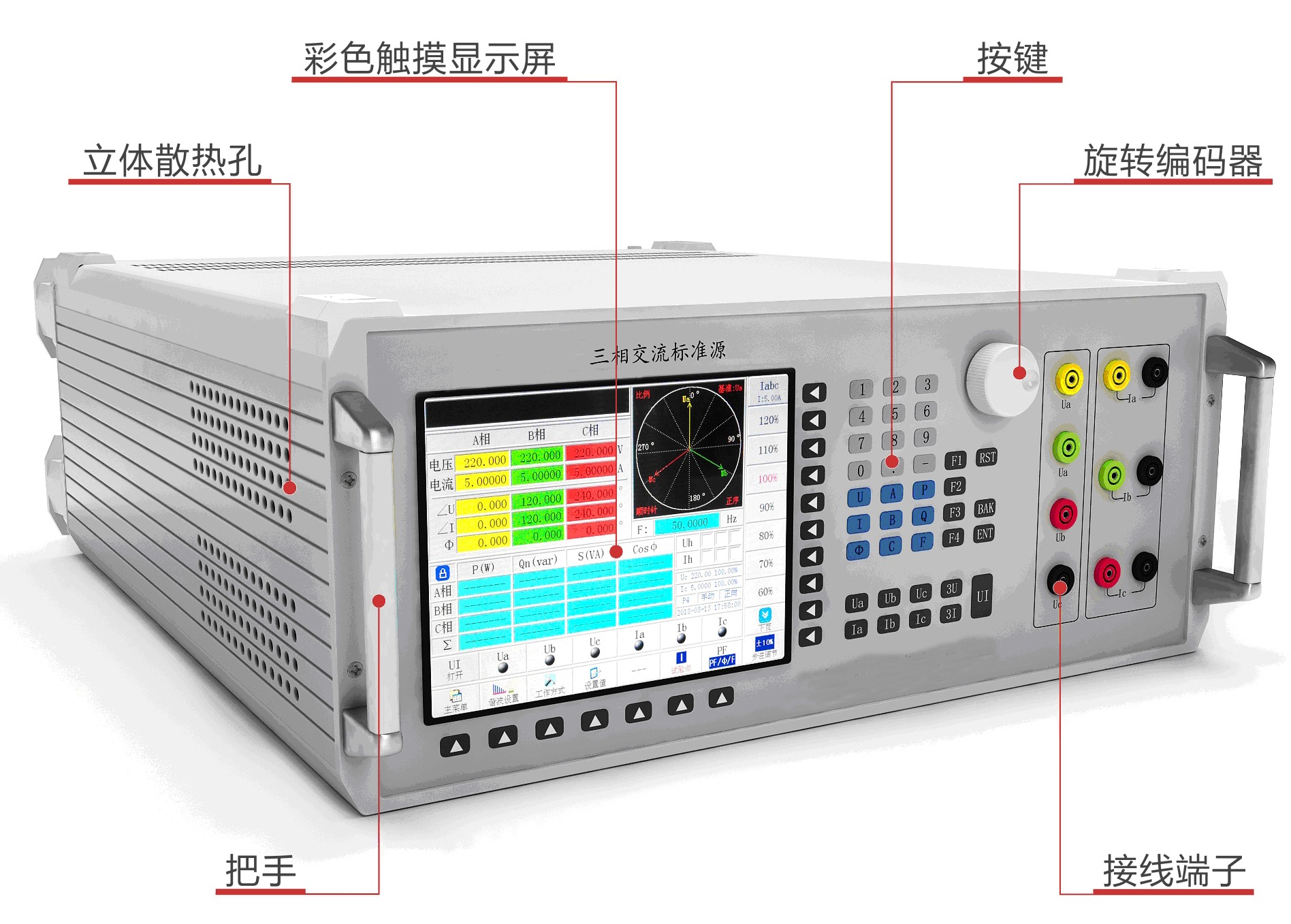 國(guó)網(wǎng)標(biāo)準(zhǔn)新產(chǎn)品“0.01%三相交流標(biāo)準(zhǔn)源