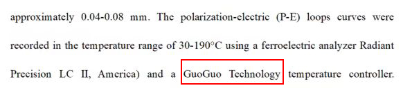 果果仪器Mini探针热台助力东北大学材料学院完成项目研究