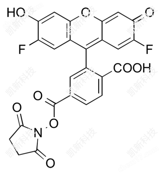 Difluorocarboxyfluorescein NHS Ester, 6-isomer