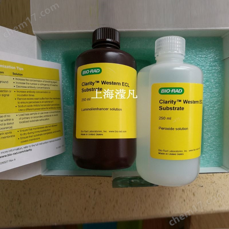 170-5060 170-5061 伯樂 Bio-Rad ECL化學(xué)發(fā)光底物( ClarityWestern ECL Substrate )