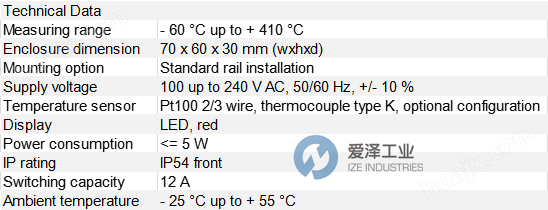 ELTHERM温度控制器ELTC-41