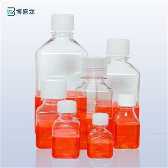 透明（PETG）方形血清瓶