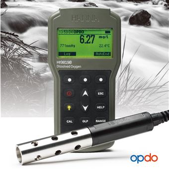 HI98198HANNA汉钠荧光法便携式溶解氧DO测定仪